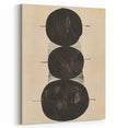 Minimalist Geometric Abstract Wall Art - Modern Monochrome Illustration Print