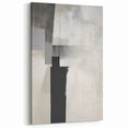 Monochrome Minimalist Abstract Art Print - Contemporary Wall Decor