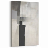 Monochrome Minimalist Abstract Art Print - Contemporary Wall Decor