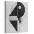 Modern Monochrome Abstract Art - Minimalist Geometric Wall Decor