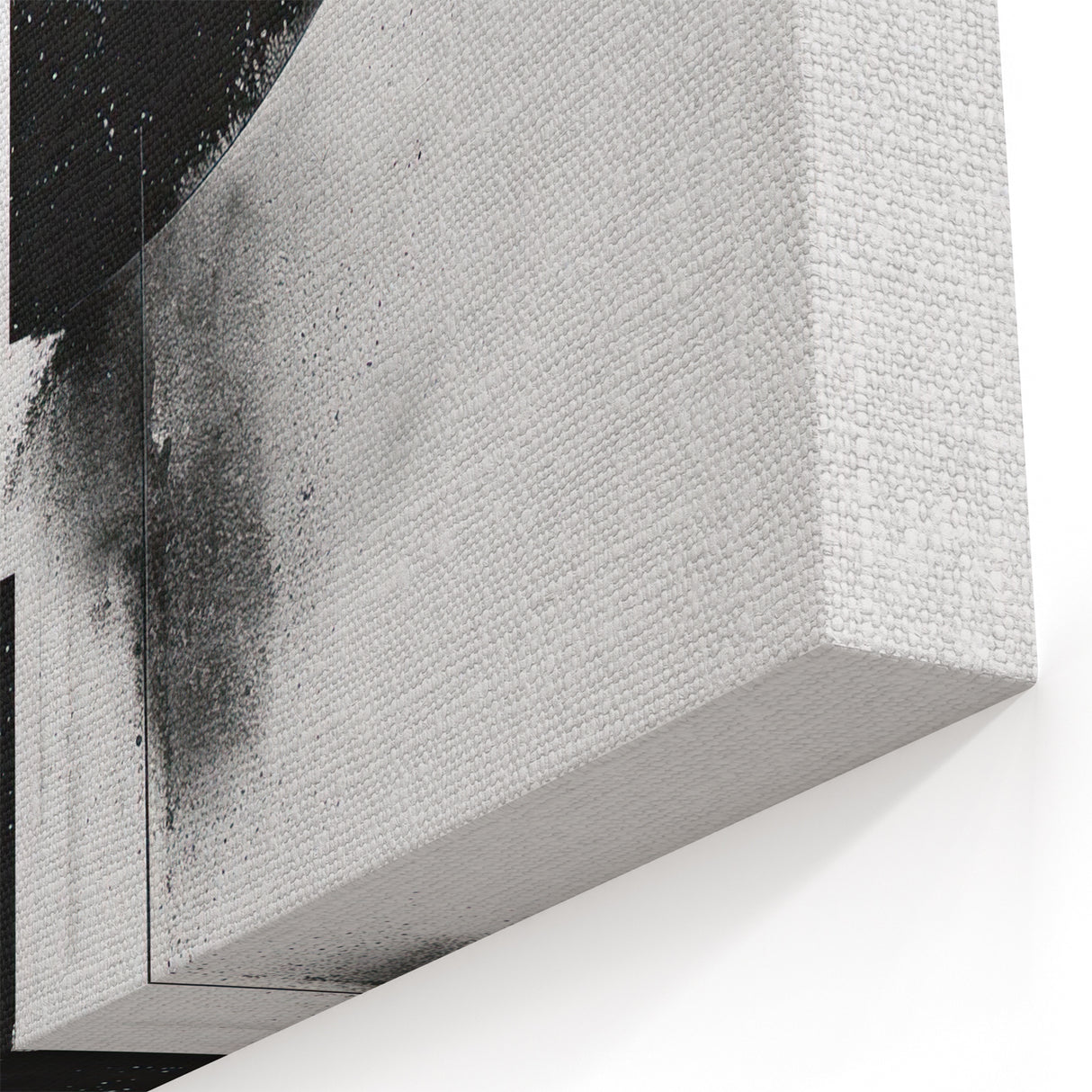 Modern Monochrome Abstract Art - Minimalist Geometric Wall Decor