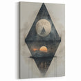 Mystic Abstract Landscape Art - Minimalist Geometric Wall Decor