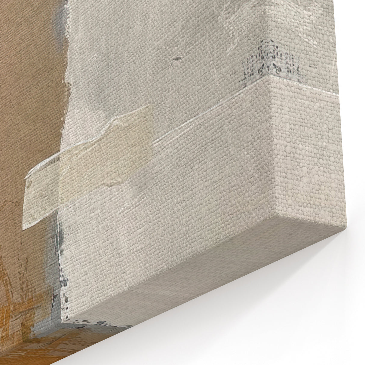 Neutral Abstract Minimalist Art - Earthy Tones Wall Decor