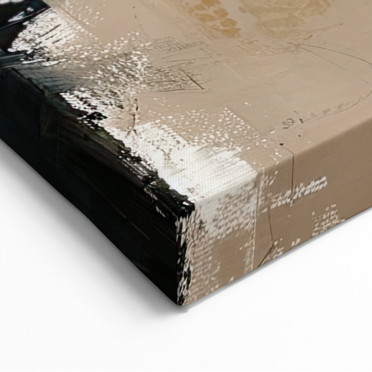 Neutral Abstract Minimalist Art - Earthy Tones Wall Decor