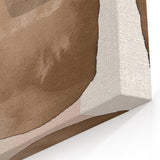 Earthy Neutral Abstract Art - Minimalist Soft Tones Wall Decor