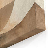 Calming Earthy Tones Abstract Art - Minimalist Landscape Wall Decor