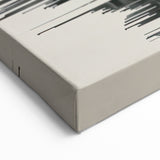 Abstract Fragmented Portrait Art - Black and White Minimalist Wall Decor