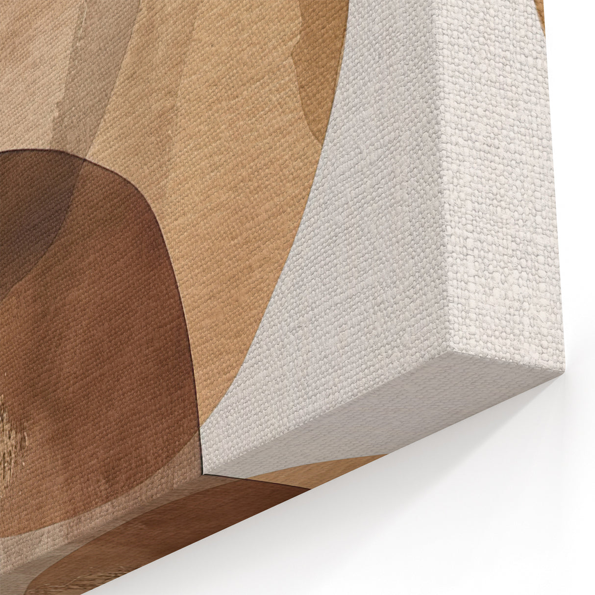 Soft Neutral Abstract Art - Earthy Tones Minimalist Wall Decor