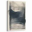 Moody Abstract Minimalist Art - Black and Gray Brushstroke Wall Decor