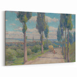 View of Spišská Nová Ves Realism Art Print - Lajos Csordák Landscape