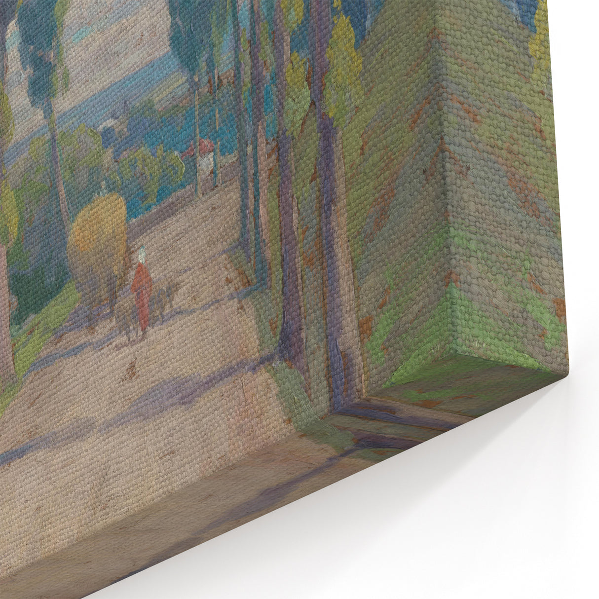 View of Spišská Nová Ves Realism Art Print - Lajos Csordák Landscape