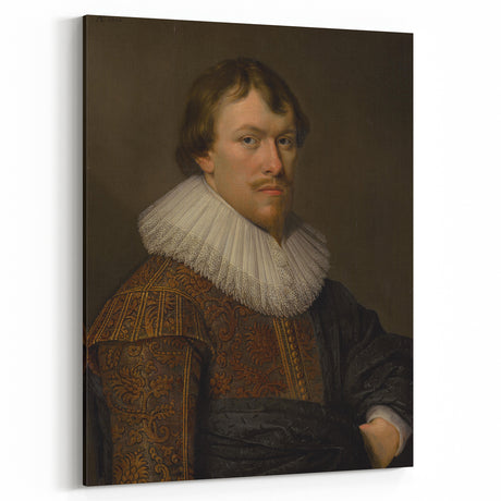 Portrait of Gerrit Schaep Realism Art Print - Classic Dutch Masterpiece