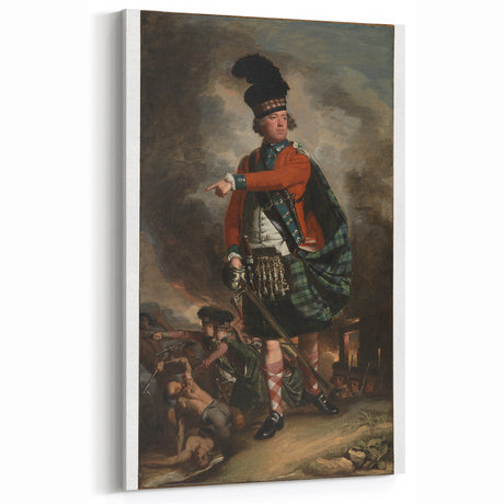 Portrait of Hugh Montgomerie Realism Art Print - Copley Historical Canvas