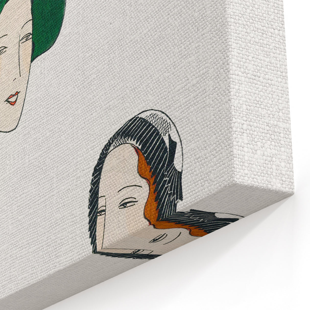 Elegant Art Deco Wall Art - Fashionable Women in Stylish Hats Print