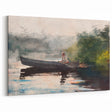 The End of the Day Adirondacks Realism Art Print - Winslow Homer Landscape