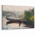 The End of the Day Adirondacks Realism Art Print - Winslow Homer Landscape