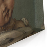Head of Baby (Tête d'enfant) Realism Art Print - Courbet Classic Portrait