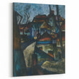 In the Suburbs Realism Art Print - Konštantín Bauer Urban Landscape Scene
