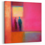 Colorful Figurative Abstract Art - Modern Human Figures Wall Décor