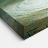 Vibrant Abstract Human Figure - Whirling Dervish in Orange and Gray