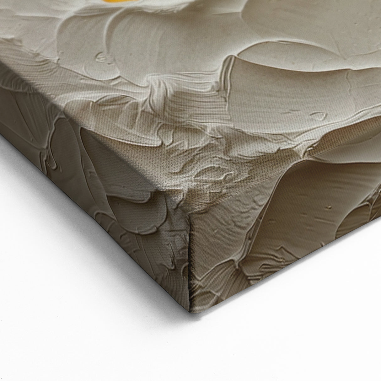 Golden Sun Abstract Art - Radiant Textured Sunlight Canvas Print