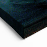 Abstract Dervish Dance Art - Spiritual Figures in Fiery Orange Glow