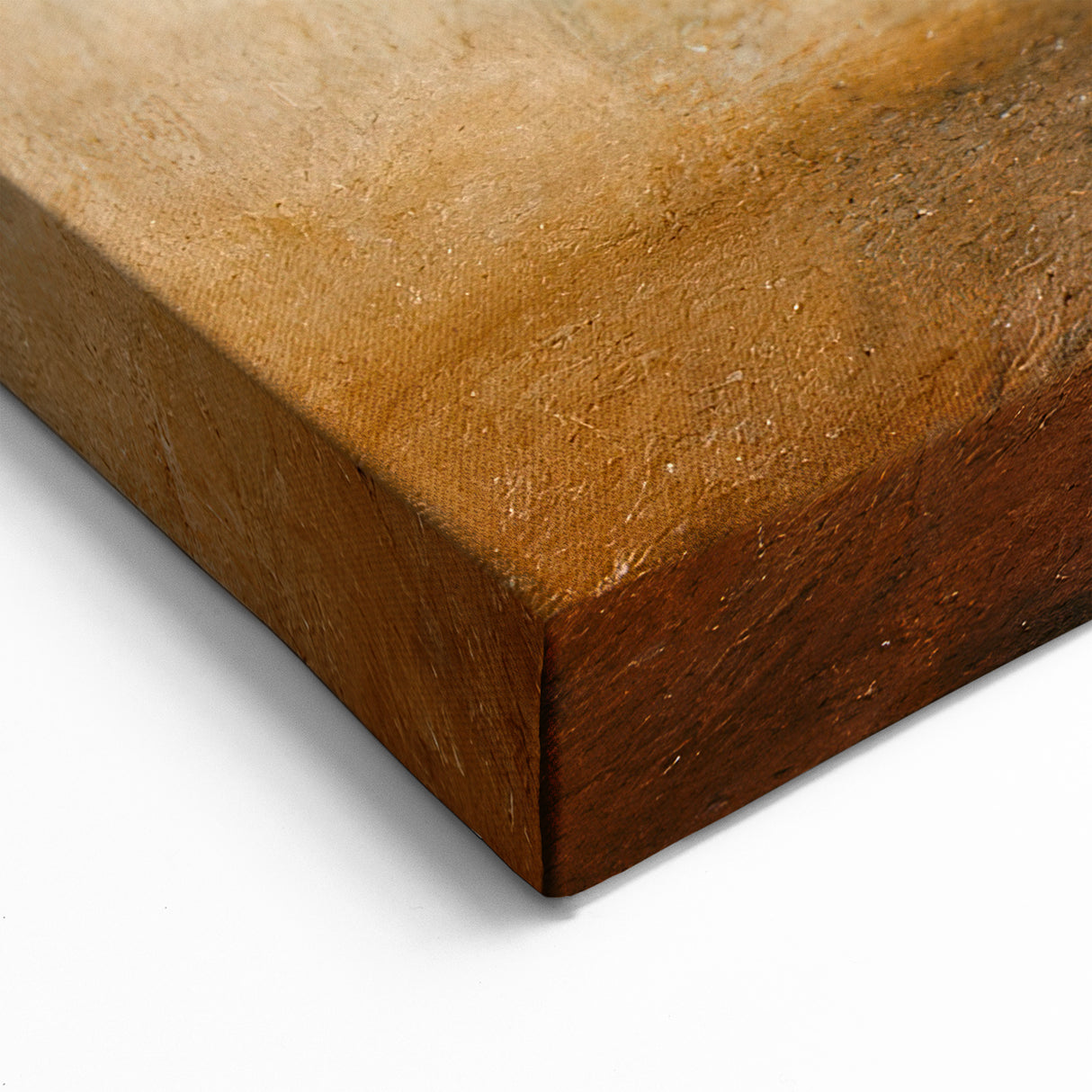 Abstract Dervish Canvas Art - Graceful Motion in Teal and Earth Tones