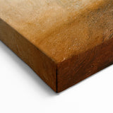 Abstract Dervish Canvas Art - Graceful Motion in Teal and Earth Tones