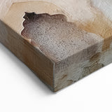 Intricate Abstract Architecture Wall Art - Beige and Pastel Print