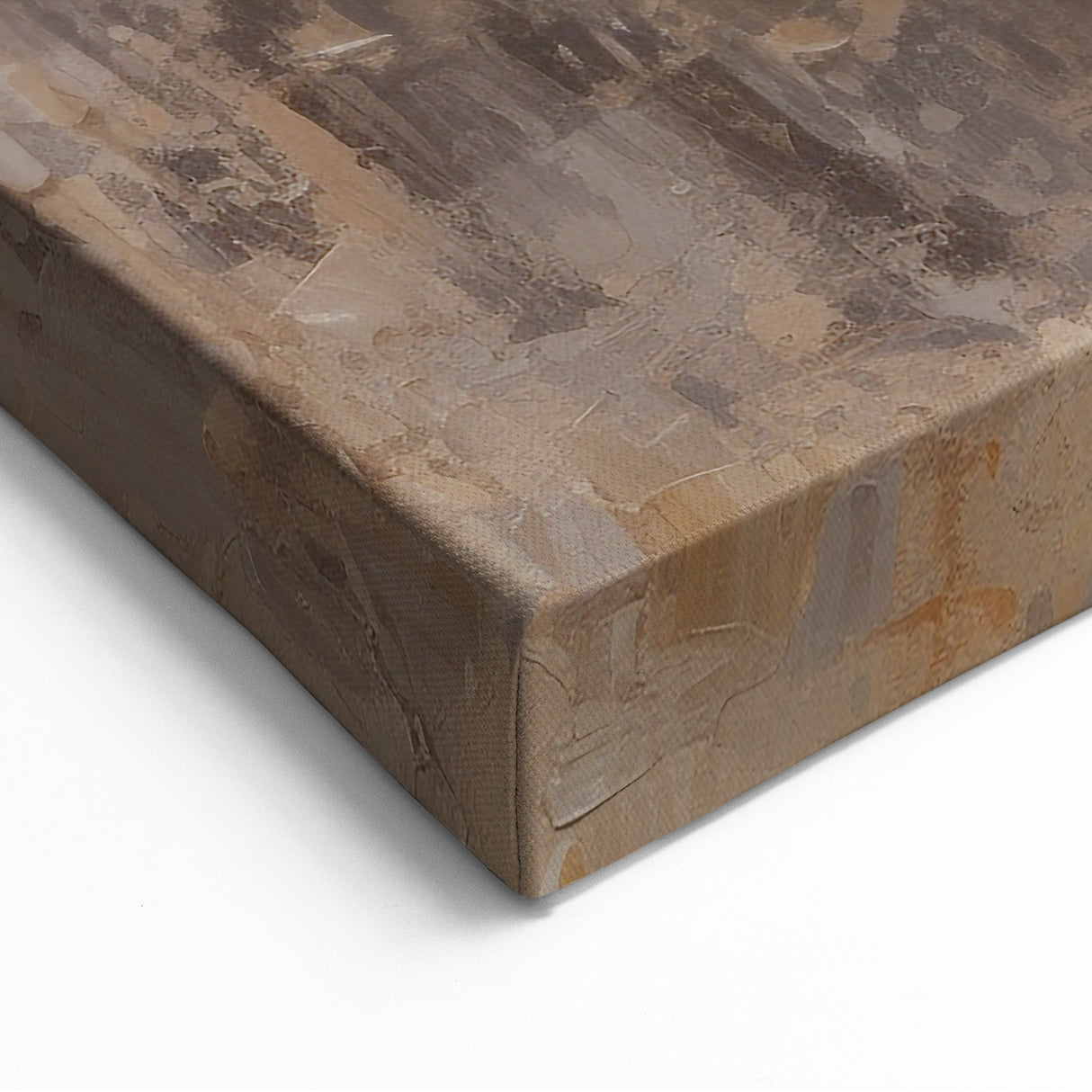 Graceful Ballerina Art - Textured Abstract Dancer in Soft Beige and White