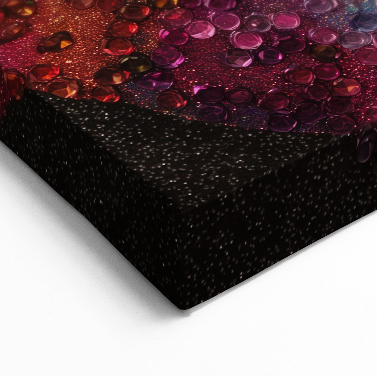 Vibrant Dancing Silhouette Art - Multicolor Abstract in Starry Background