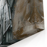 Statue of Liberty Abstract Art - Iconic American Symbol Canvas Print