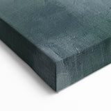 Modern Abstract Landscape in Green Hues - Nature Inspired Wall Art Canvas