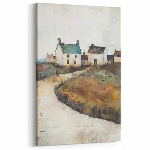 Modern Architecture Art – Abstract Architectural Wall Art Print Canvas