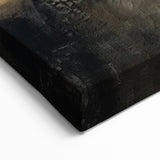 Subtle Abstract Landscape in Earth Tones - Modern Nature Wall Art Canvas