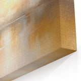 Sunlit Abstract Landscape in Warm Tones - Contemporary Nature Wall Art