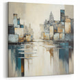 Abstract Building Art – Contemporary Architectural Wall Art Canvas Print