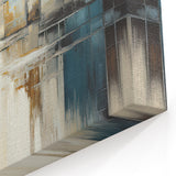 Abstract Building Art – Contemporary Architectural Wall Art Canvas Print