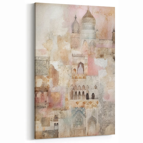 Architectural Abstracts – Ethereal Architecture Art Print on Canvas