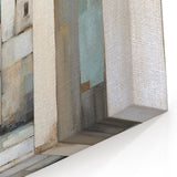 Abstract Architecture Wall Art – Mediterranean Cityscape Canvas Print