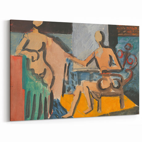 Abstract Atelier Scene - Modern Art Print for Minimalist Contemporary Decor