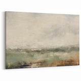 Contemporary Landscape Abstract - Serene Misty Horizon Wall Art