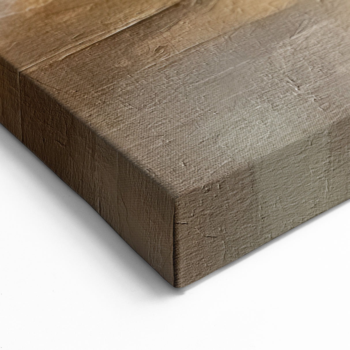 Golden Sunset Landscape Abstract - Tranquil Clouds on Canvas Art