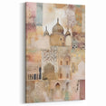 Ornate Architectural Abstract – Textured Vintage Wall Art Canvas Print