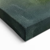 Soft Green Landscape Abstract - Misty Horizon Canvas Wall Art