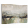 Soft Misty Landscape - Neutral Toned Abstract Canvas Wall Art