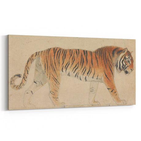 Realistic Tiger Art Print - Thomas Stothard Classical Realism Animal Canvas