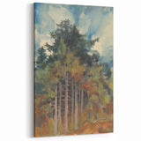 Autumn Forest Realism Art Print - Zolo Palugyay Nature-Inspired Canvas Art