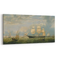Golden State Ship Realism Art Print - Fitz Henry Lane Nautical Canvas Art