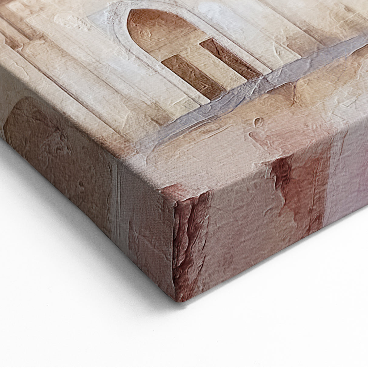 Minimalist Architecture Art - Elegant Abstract Building Canvas Print